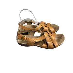 Merrell Leather Sandals Strappy Comfort Walking‎ Casual Brown Size 10 Summer